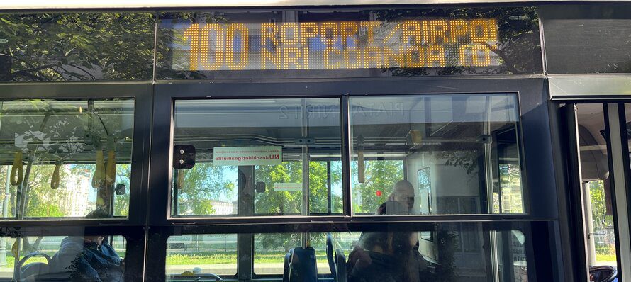 bus 100 bucharest airport to city center
