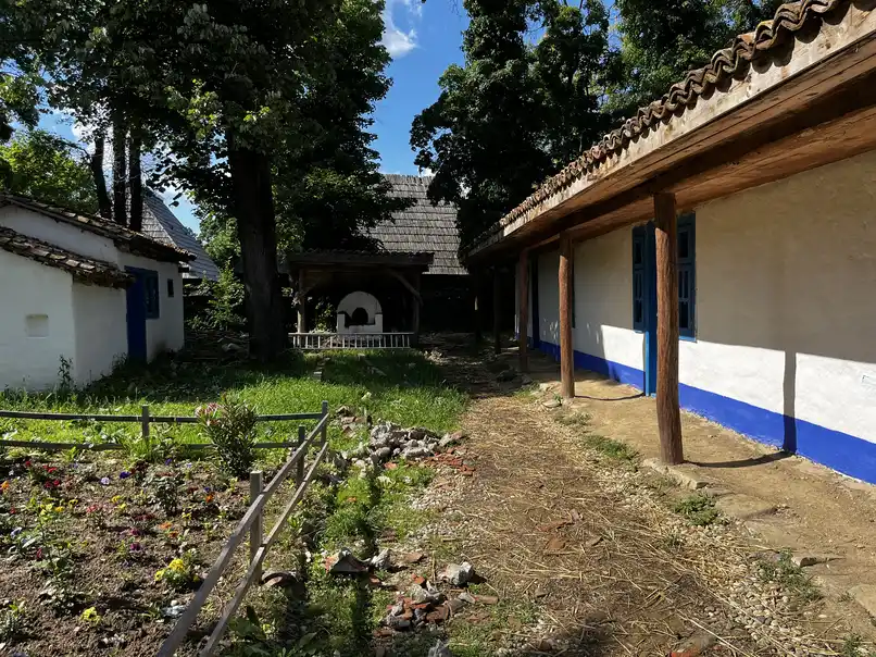 Tatar household from Independența in Constanța, with buildings facing a long yard.